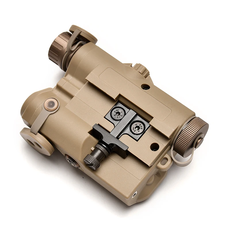 Iluminación táctica PEQ15 IR punto rojo verde azul marcador de haz láser linterna LED con caja de almacenamiento para riel Picatinny de 20MM - imagen 4