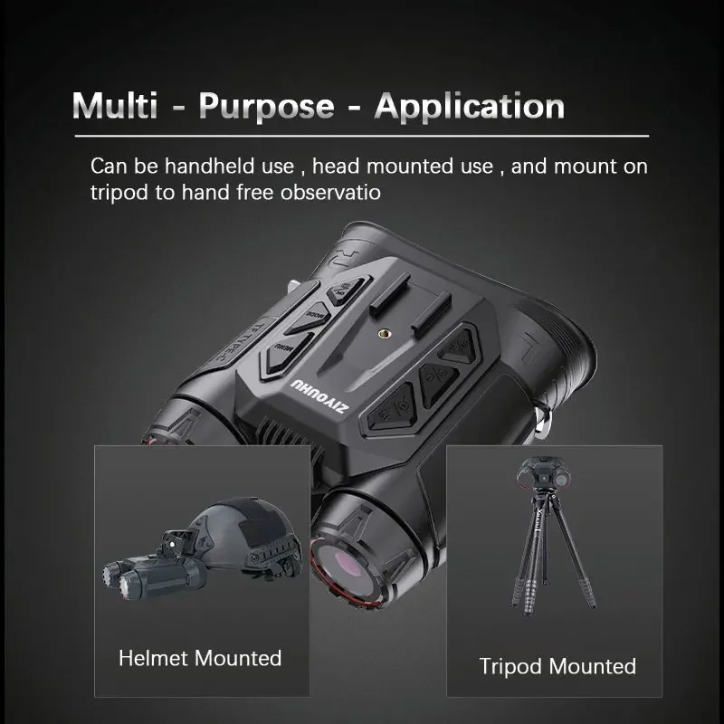 Binoculares de visión nocturna montados en la cabeza NVC900 WiFi 48MP 16X Zoom 4K UHD cámara Digital infrarroja telescopio para caza y Camping - imagen 5