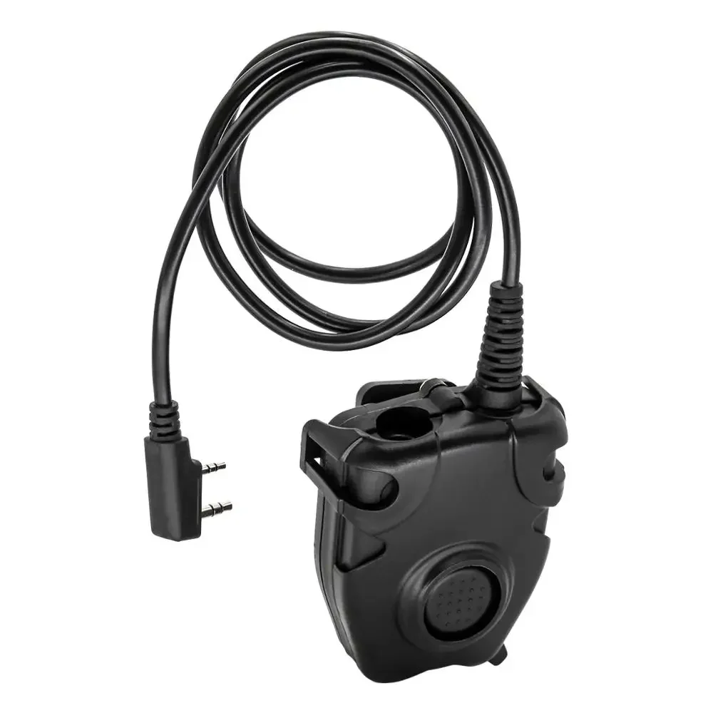 Walkie-talkie táctico PTT U94 PTT, adaptador de auriculares tácticos adecuado para Sordin, auriculares de disparo con reducción de ruido COMTA - imagen 4