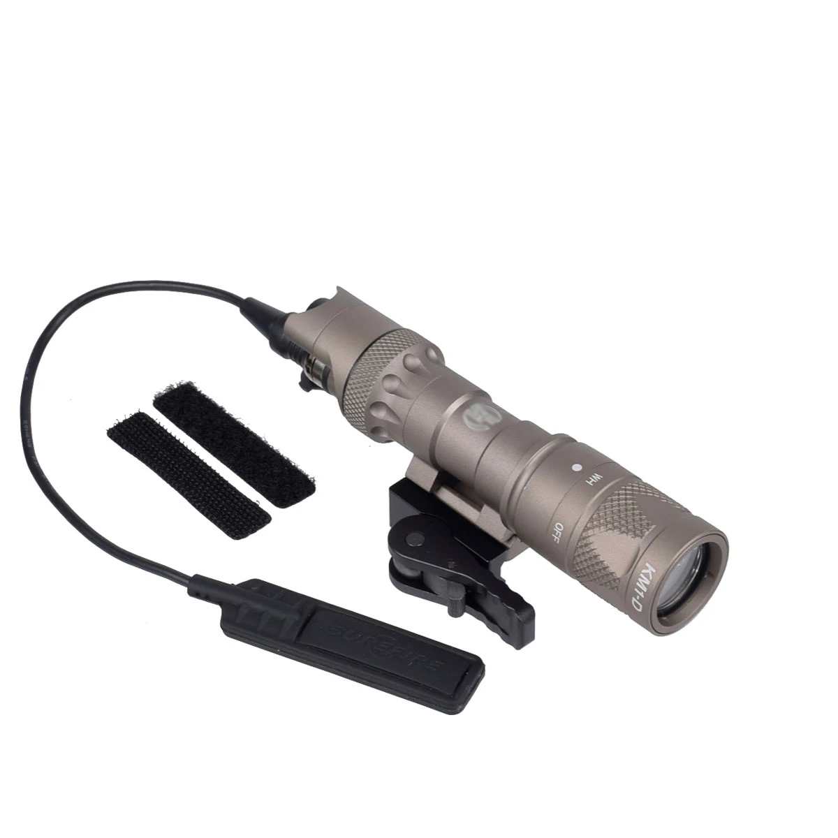 Luz táctica SF M323V para arma de explorador, montaje de Base QD con interruptor trasero remoto para linterna de caza y Rifle Airsoft - imagen 5