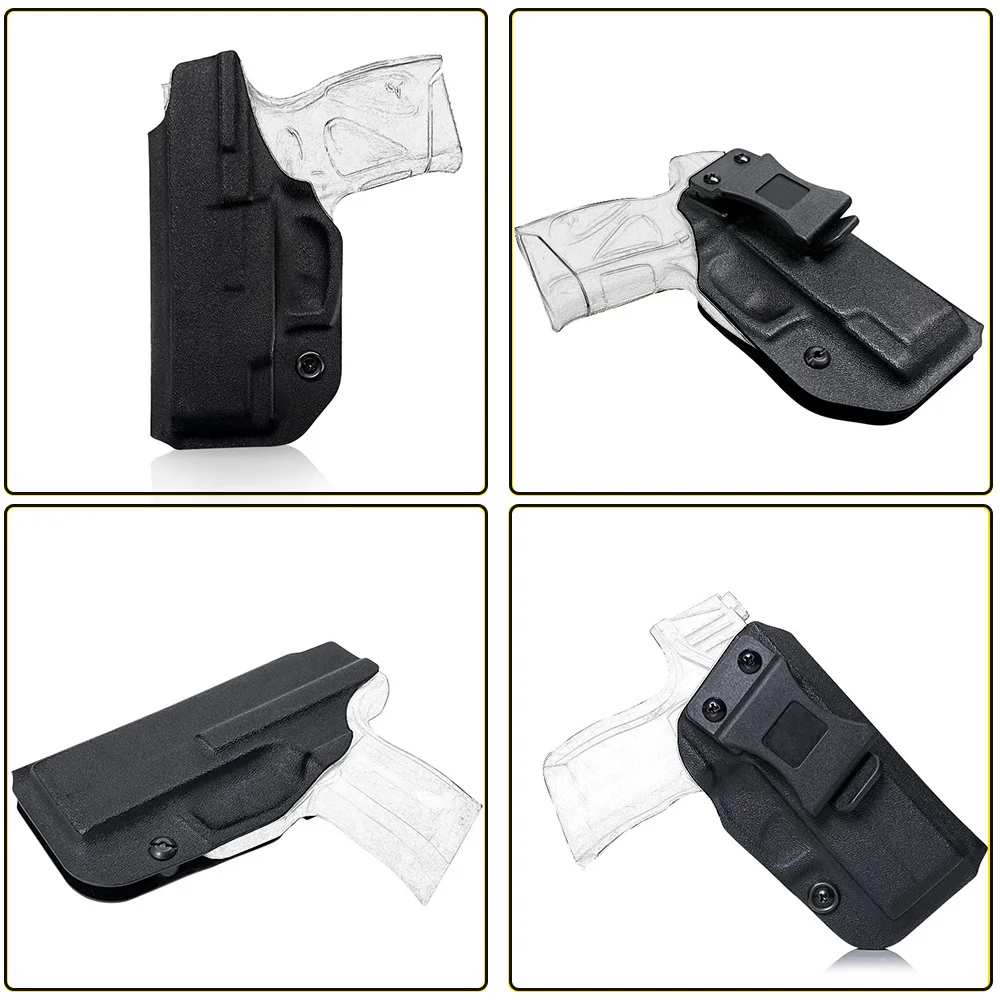 Funda Kydex para pistola Taurus G2c S & W Glock 17/22/31/43 Sig P365 Colt 1911 CZ, funda de pistola IWB 9MM, transporte oculto - imagen 3