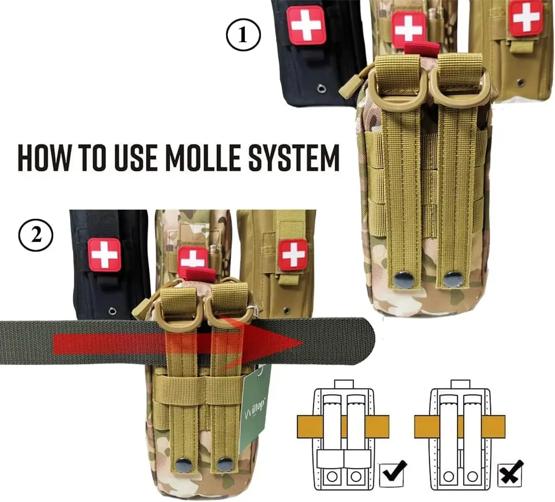 Kit táctico con torniquete hemostático – Riñonera de emergencia portátil - imagen 5