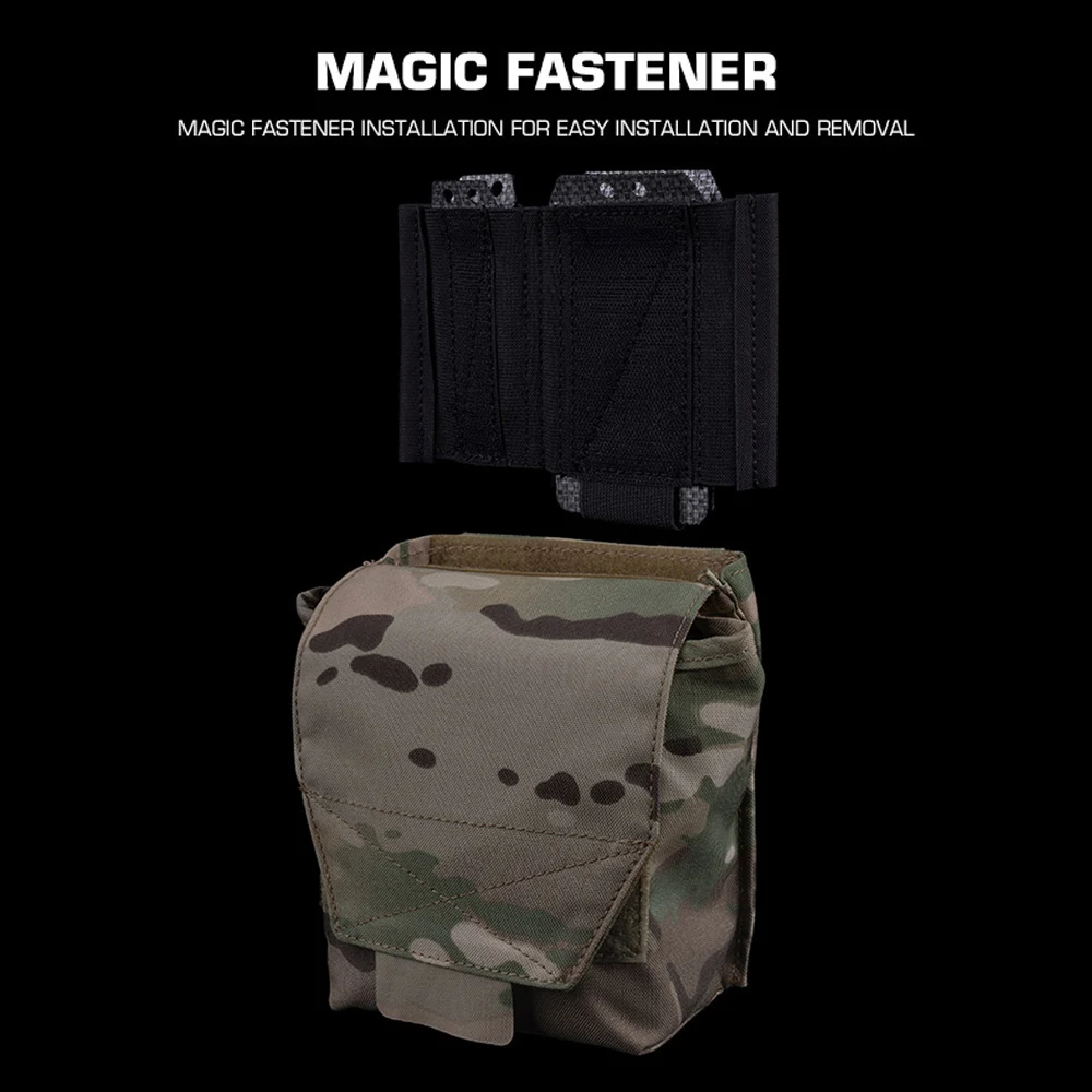Bolsa táctica para artículos diversos, accesorios JAST, placa de inserción elástica de 9MM 5,56 7,62, bolsa porta revistas, equipo de caza de liberación rápida - imagen 4