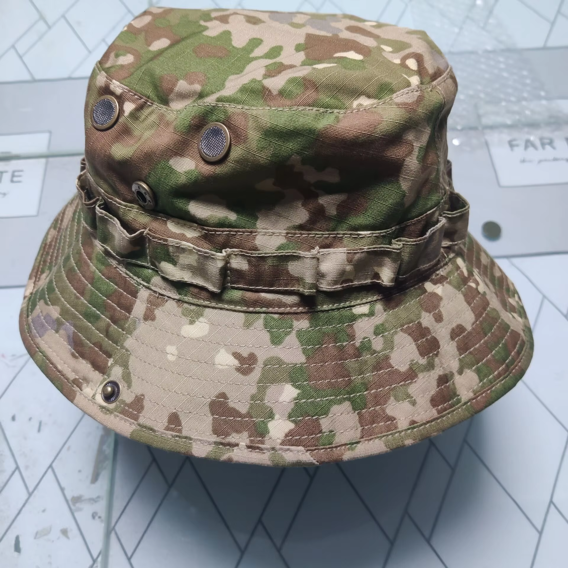 Gorra boonie militar Flecktarn – Alemana táctica outdoor - imagen 5