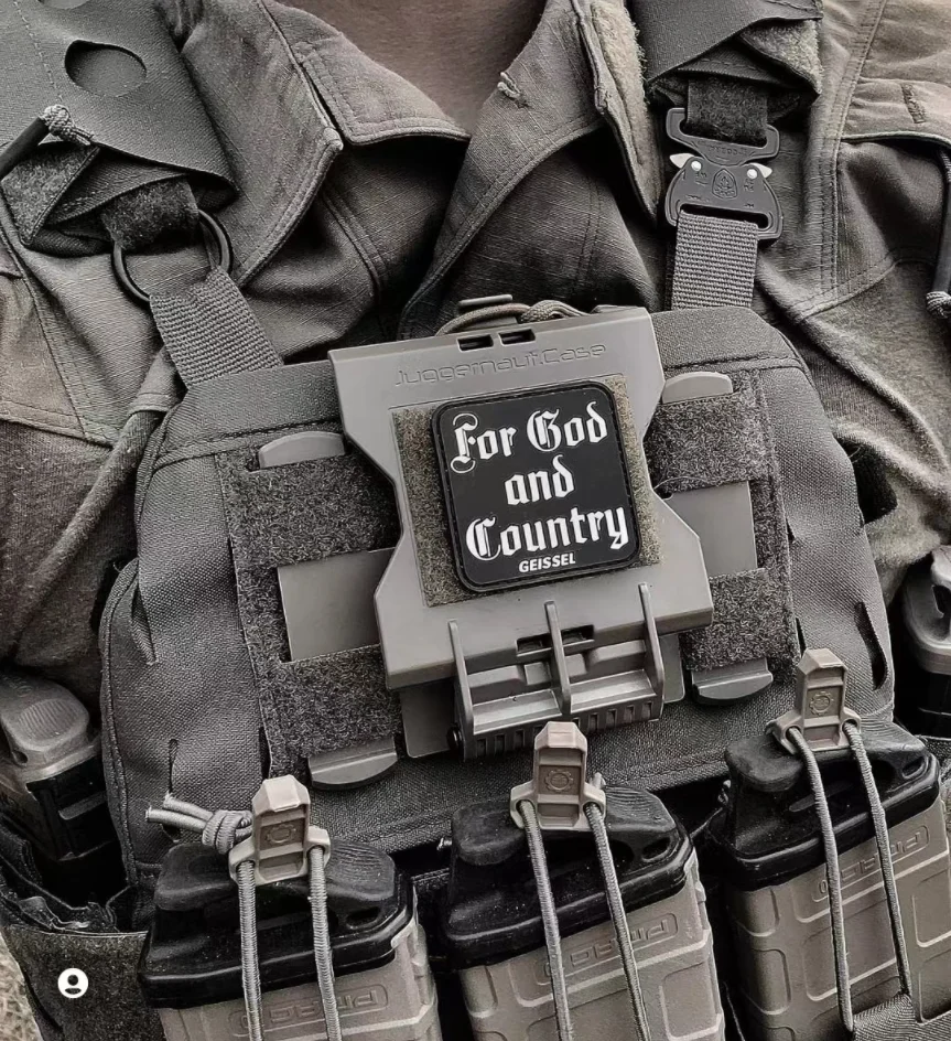 Parches luminosos de PVC 3D, insignias tácticas militares de goma para niñas, para ropa, mochila, decorar - imagen 4