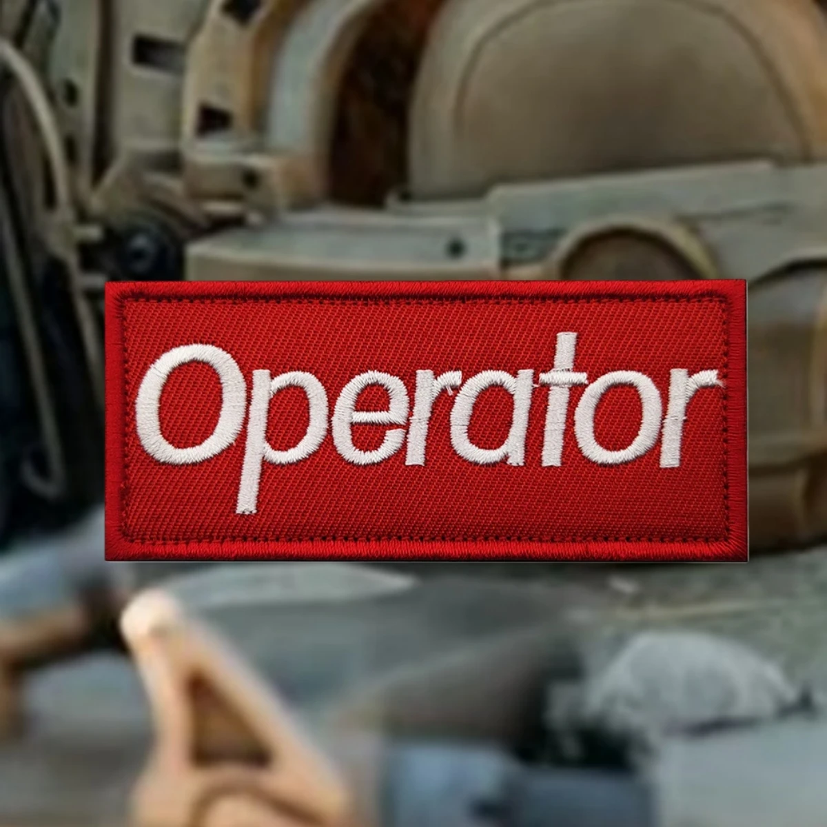 OPERATOR-insignia de moral divertida, parches bordados para ropa, brazalete militar táctico, gancho y bucle, accesorios para mochila, pegatinas - imagen 3