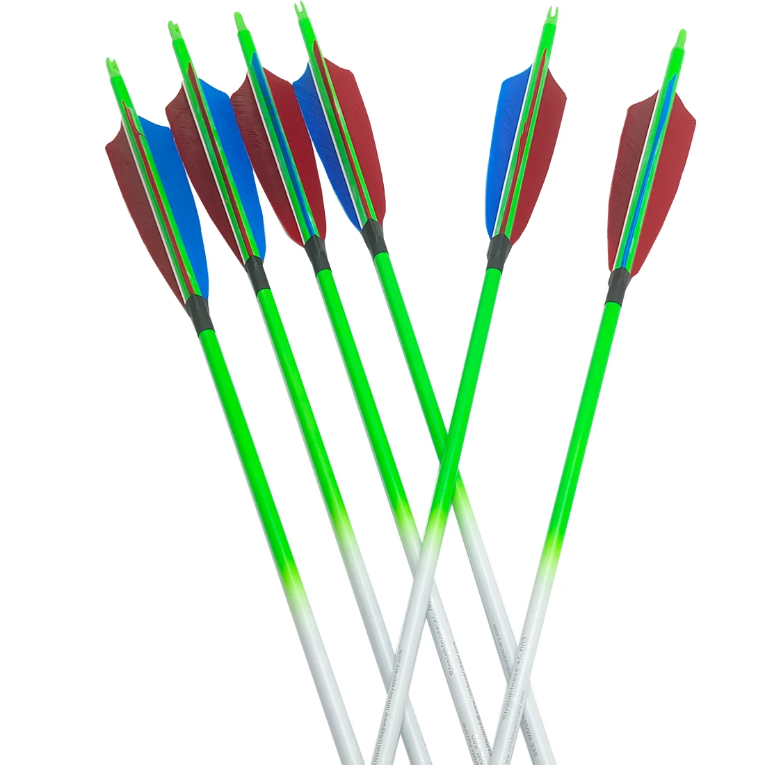 Linkboy-flechas de carbono para tiro con arco, arco recurvo compuesto de plumas de pavo de 32 pulgadas, SP500 id6.2 mm, para caza y Tiro, 12 piezas - imagen 4
