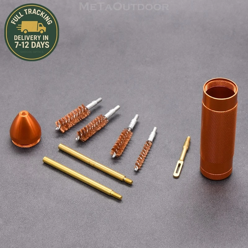 Kit limpieza pistola universal estuche compacto cepillos y varillas - imagen 4