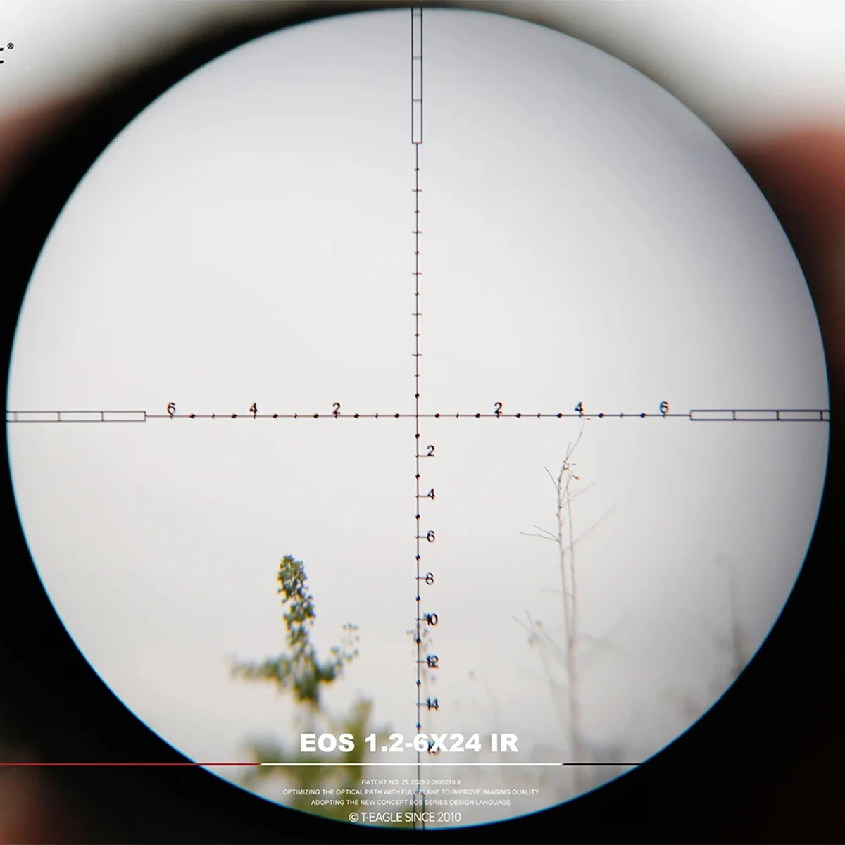 T-EAGLE EOS 1,2-6 X24IR mira telescópica óptica de disparo de precisión colimador pistola de aire PCP mira para 11/20mm - imagen 2