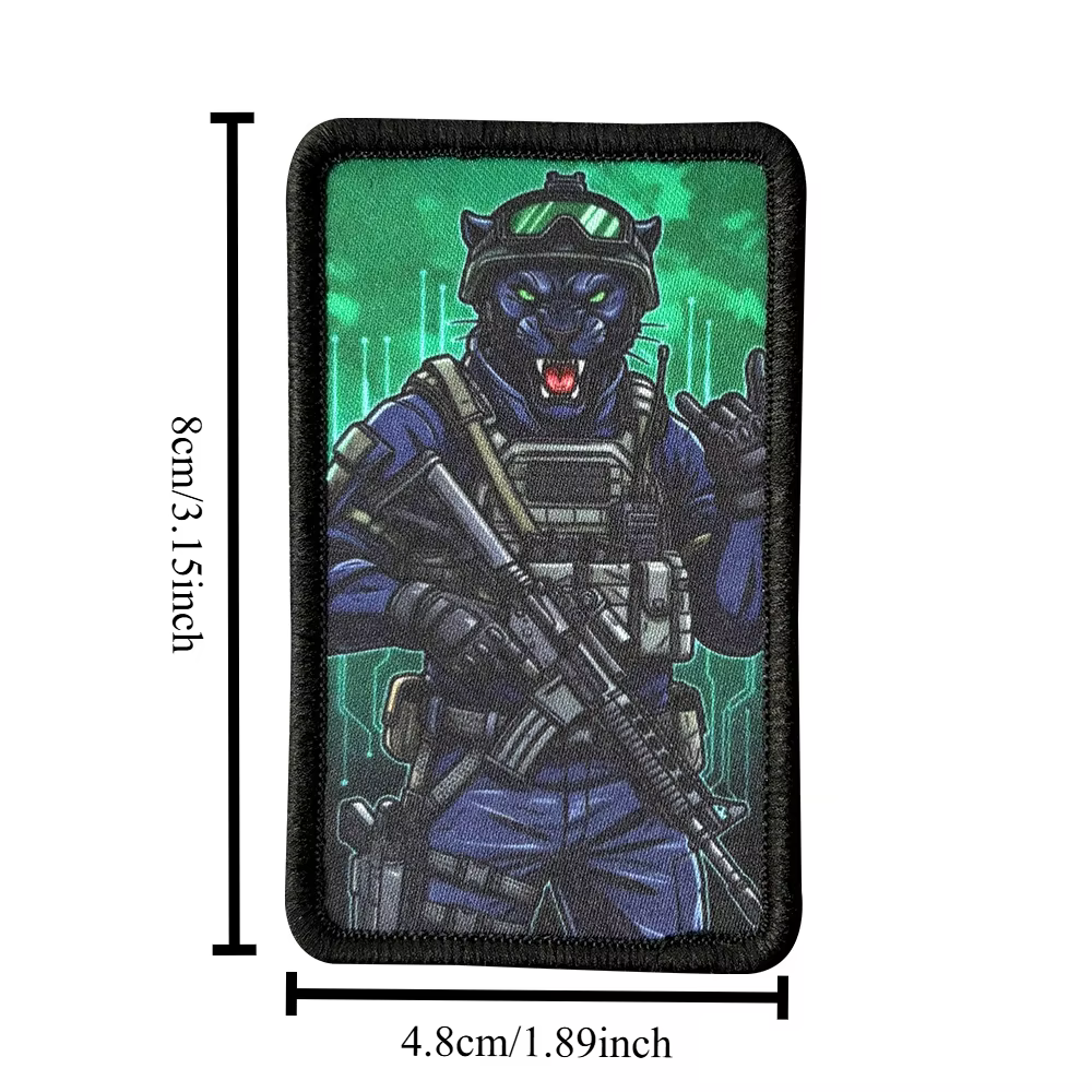 Parche táctico Panther de moral con gancho y bucle para brazalete - imagen 2