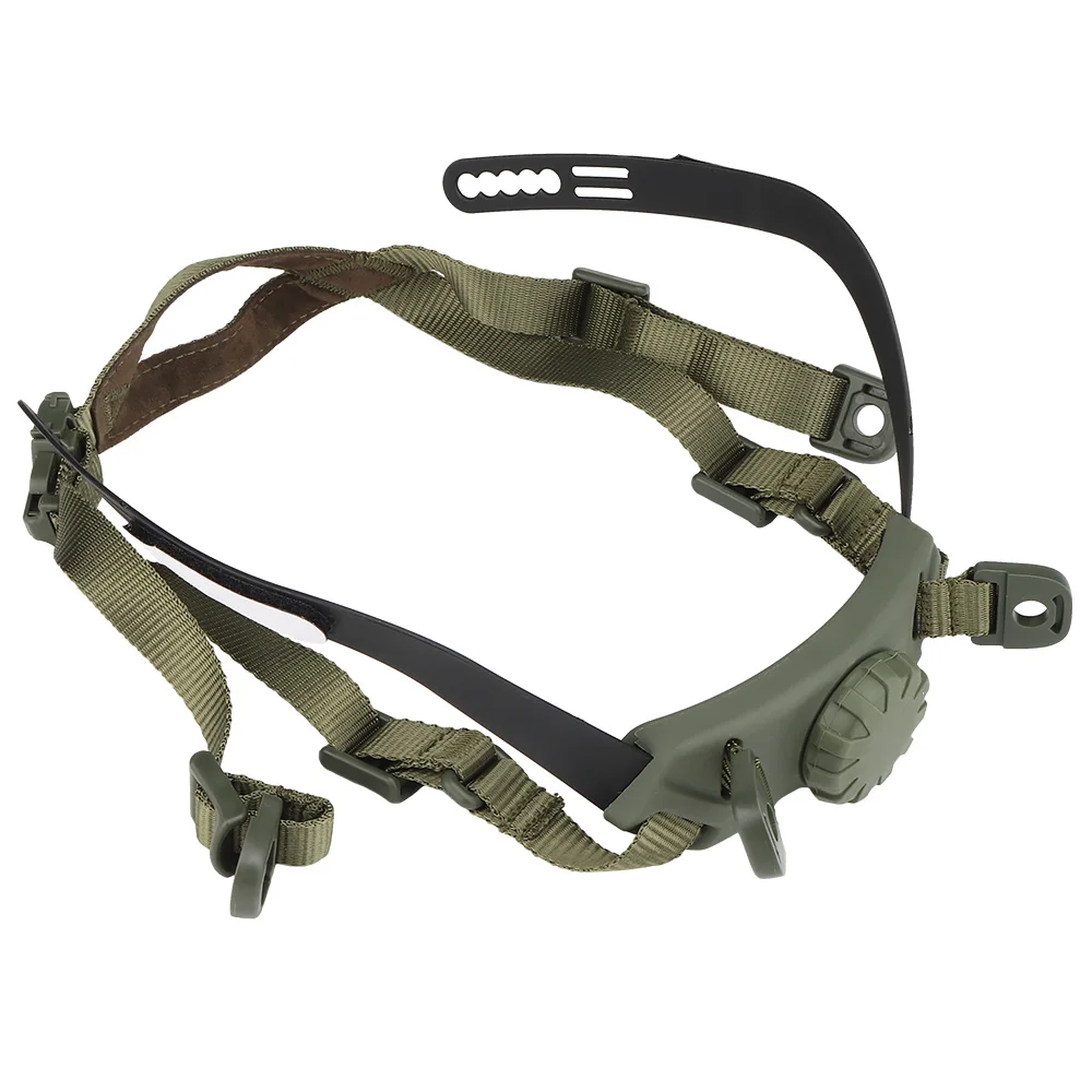 Sistema de suspensión interior para casco, cascos CS portátiles, correa de bloqueo de cabeza ajustable, accesorios para casco táctico rápido SF de corte alto - imagen 2
