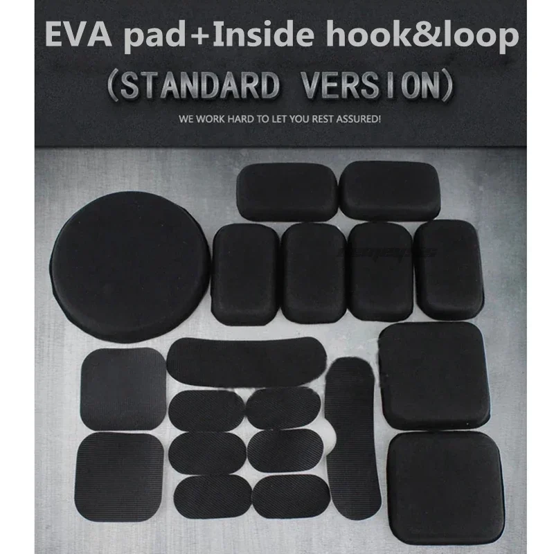 Almohadillas tácticas universales para casco, kit de relleno de espuma de repuesto para cascos Fast Mich ACH USMC PASGT - imagen 2