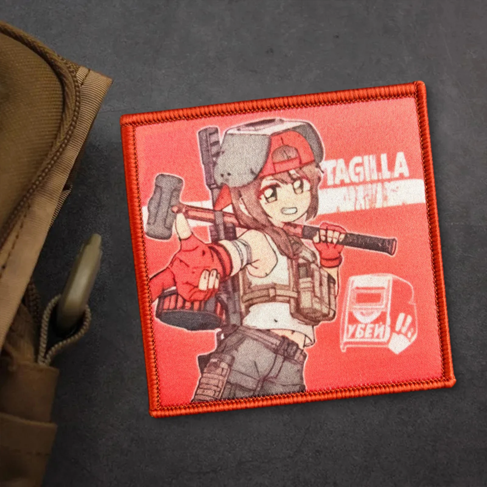 Taglla Parche Táctico Anime con Velcro – Insignia Moral Bordada - imagen 3