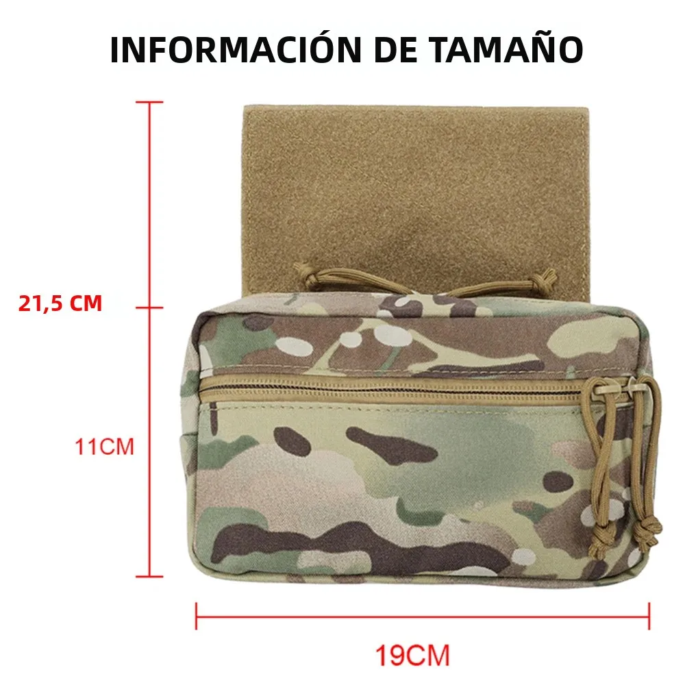 Chaleco táctico, bolsa colgante, Mini bolsa de caída Abdominal, riñonera para JPC CPC LBT D3CR MK3 MK4, almacenamiento portador de placa - imagen 3