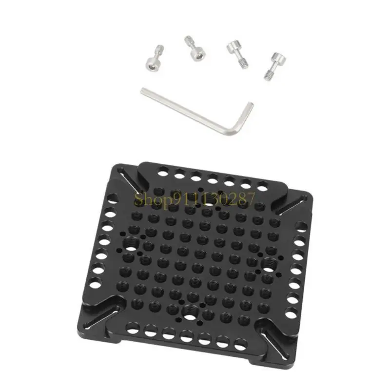 Placa extensión queso aluminio J1HC para fotografía expansiva montaje 75 a 100 mm - imagen 4