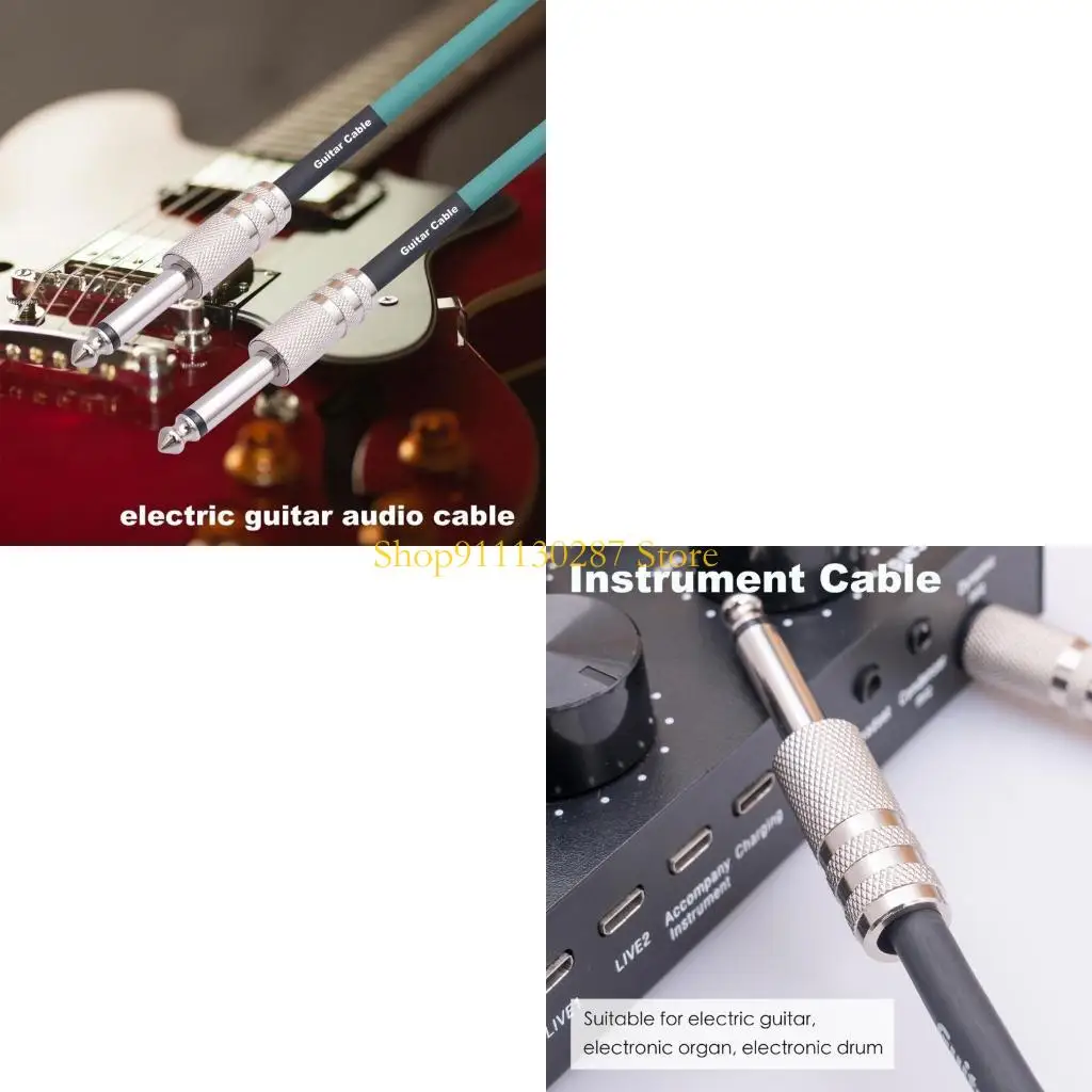 Cable mono confiable 6,35 mm J1HC para mezcladores y bajos eléctricos