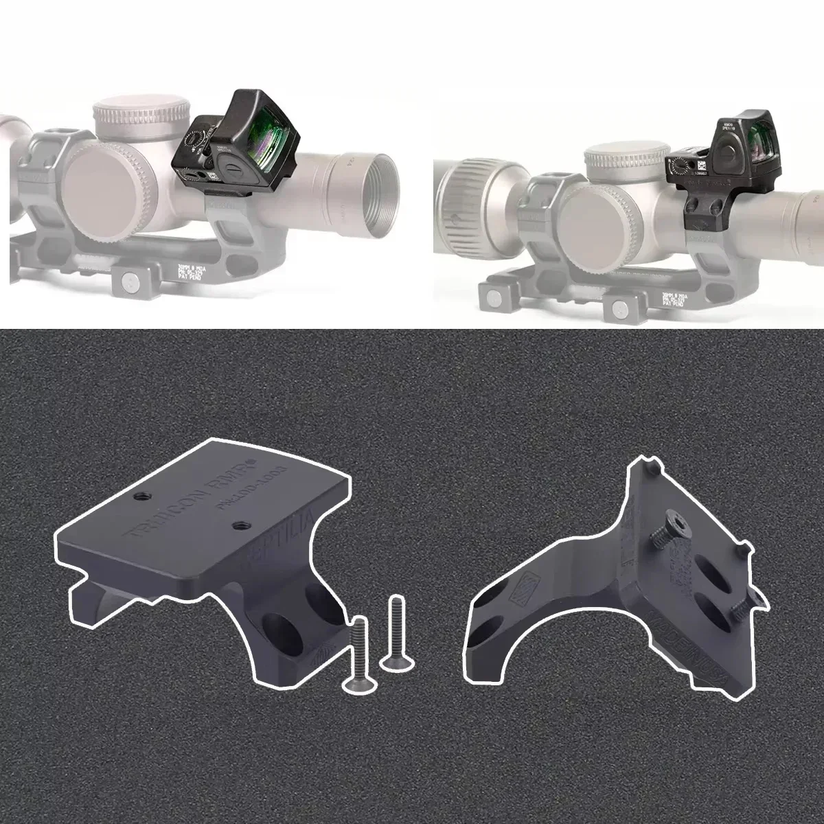 Soporte táctico GEISS automático Airsoft AR15 AK47 para Rifle, alcance óptico, voladizo, 25,4mm, 30mm, montaje QD para caza en riel Picatinny - imagen 5