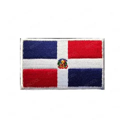 Brazalete táctico PVC bandera República Dominicana