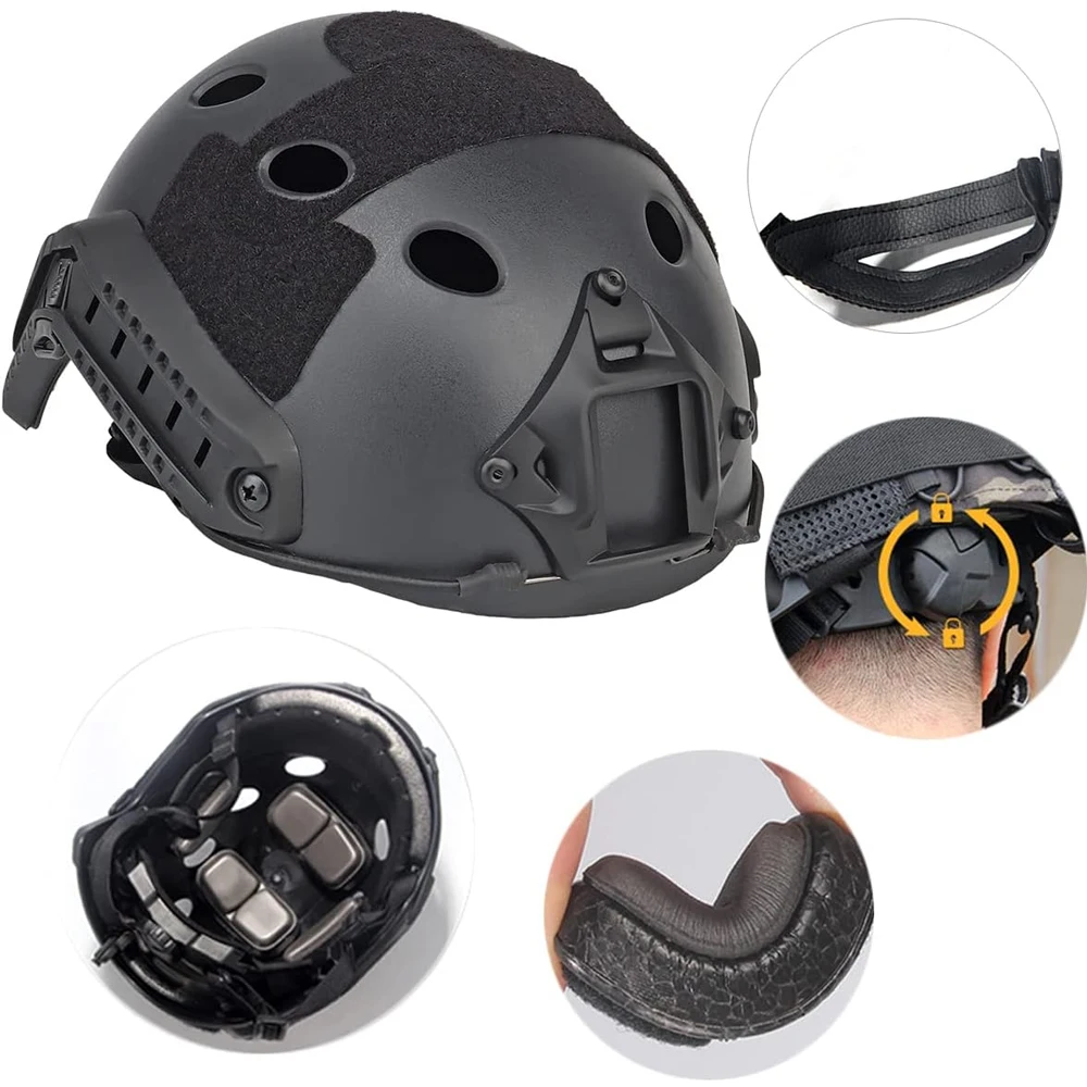 Casco Airsoft FAST, juego de montaje de brazo de 4 secciones para teléfonos/cámaras de acción, compatible con vista de primera persona, accesorios tácticos de tiro - imagen 2