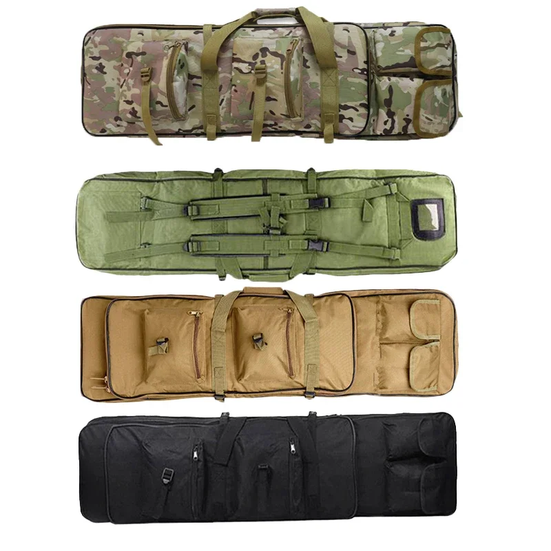81 94 118 cm equipo de caza bolsa de arma táctica Multicam Camo bolsa Molle al aire libre tiro Airsoft Rifle arma llevar bolso de hombro - imagen 4
