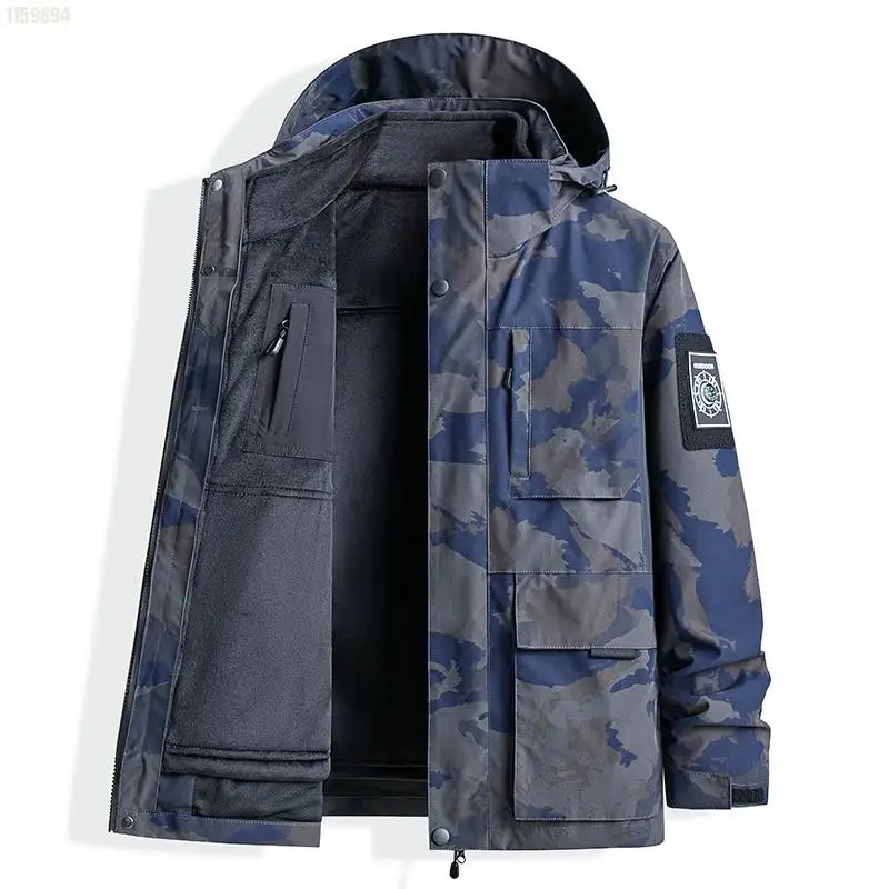 Chaqueta de seguridad con capucha para hombre, protección de cuerpo completo, corte, ropa táctica para exteriores, antipuñaladas, novedad de invierno, 2025 - imagen 3