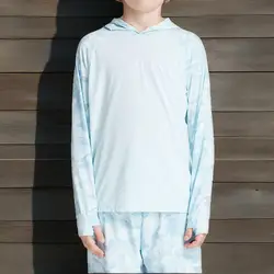 Chaqueta de protección solar de manga larga con capucha para bebés y niñas, abrigo transpirable, ropa de protección solar para niños