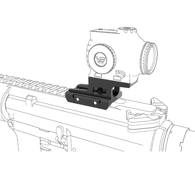 Óptica vectorial para prisma Paragon, serie Maverick y Scrapper, elevador voladizo, punto rojo, montaje en riel Picatinny - imagen 2