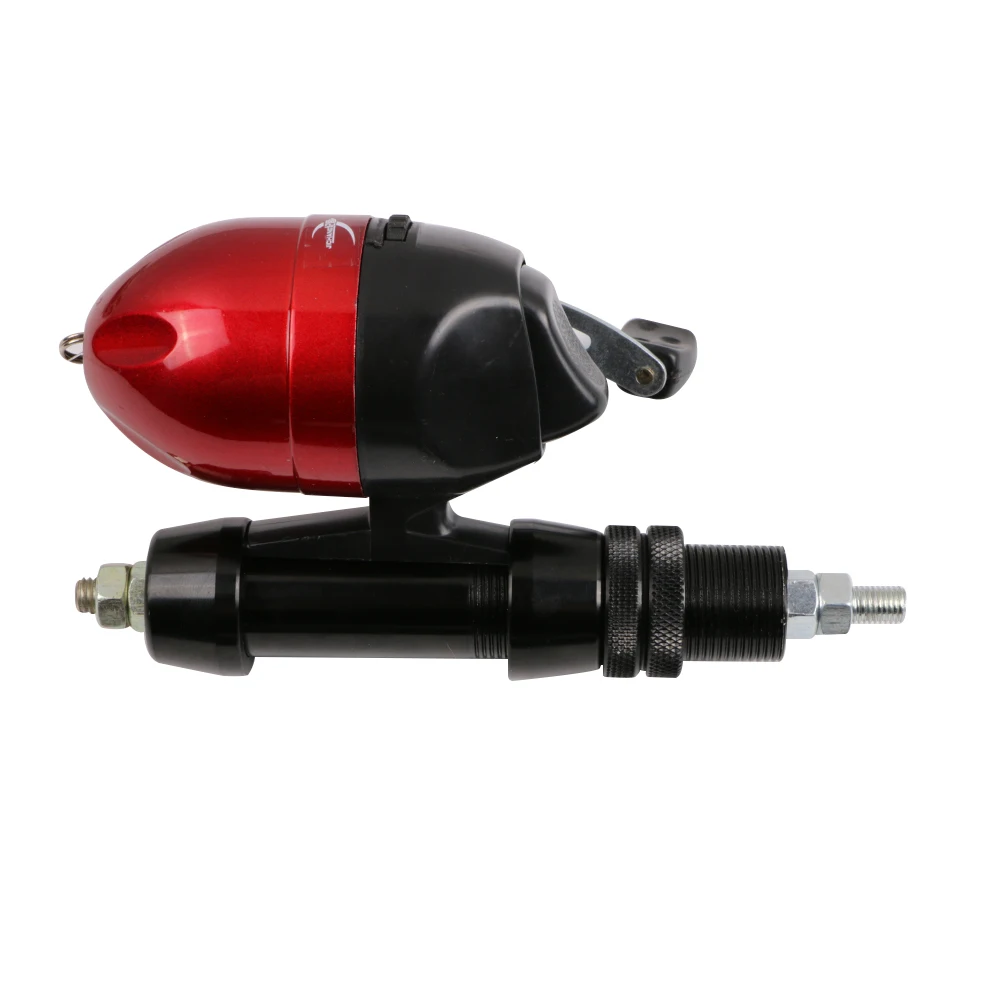 Soporte de tirador de pez con arco y flecha simplificado, negro emparejado con rueda de pesca roja emparejada con arco y suministros de flecha - imagen 2