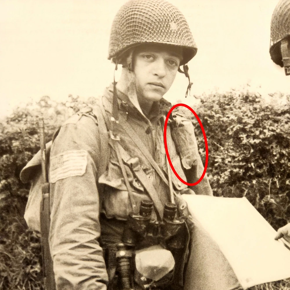 Réplica de bolsa de primeros auxilios paracaídas aerotransportada de EE. UU. WW2, casco M1C, bolsa de primeros auxilios, colección de vendaje, equipo médico - imagen 4