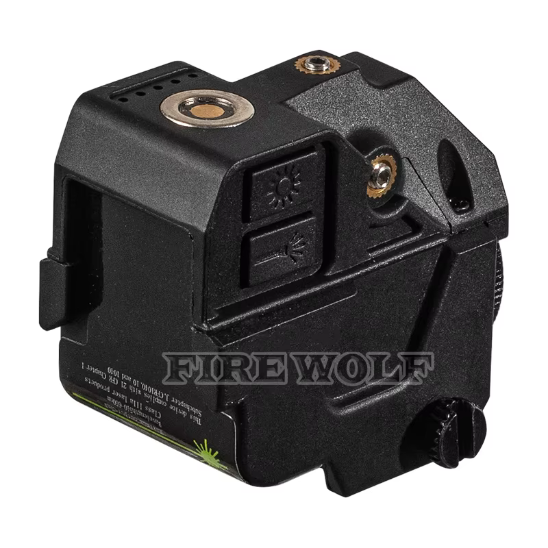 Mira láser verde táctica recargable para pistola y fusil