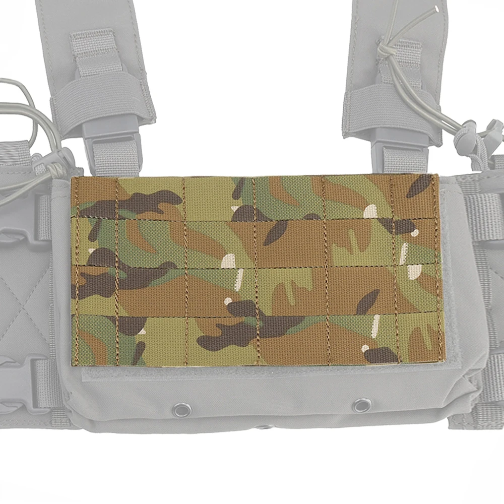 Soporte de placa de chaleco táctico, Panel frontal MOLLE, solapa completa MK3 MK4, aparejo de pecho, chasis de Micro lucha, Panel colgante, adaptador de bolsa Mag