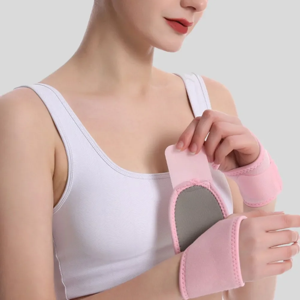 Brazaletes deportivos Fitness levantamiento de pesas soportes de muñeca transpirable que absorbe el sudor cómodo equipo de Fitness equipo de protección 1 Uds - imagen 4