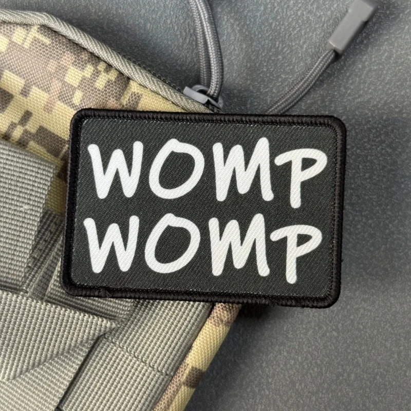 WOMP Parche Táctico Moral con Gancho y Bucle para Mochilas Ropa - imagen 5