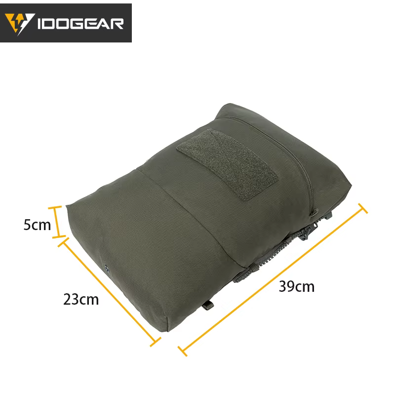 IDOGEAR-Juego de bolsa de hidratación táctica con tanque de agua de TPU de 2L, mochila de agua con agujero de drenaje inferior con cremallera YKK 35121 - imagen 4