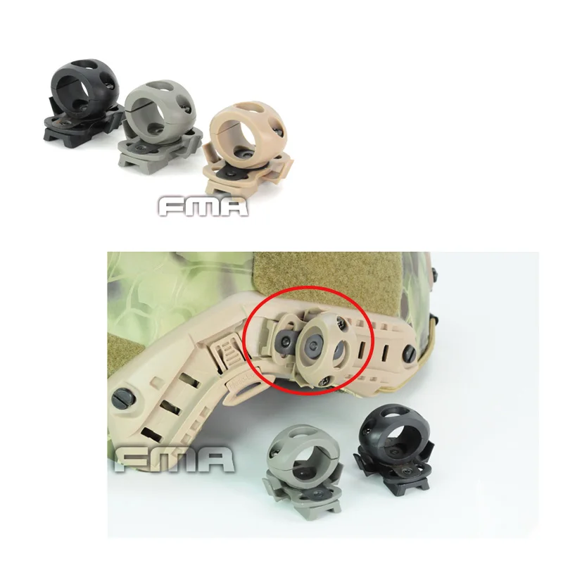 Soporte de accesorios para casco táctico, riel de 20mm, AF OPS CORE ARC/FAST - imagen 2