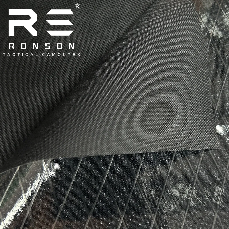 XPAC poliéster 600D compuesto de alta resistencia, nailon 500D negro impermeable bolsa funcional telas tela resistente a la abrasión - imagen 3