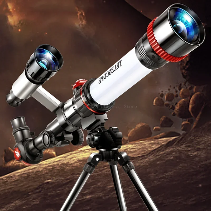 Telescopio astronómico profesional HD de gran aumento para niños y estudiantes, binoculares Monocular de doble uso para observación de estrellas y enseñanza - imagen 4