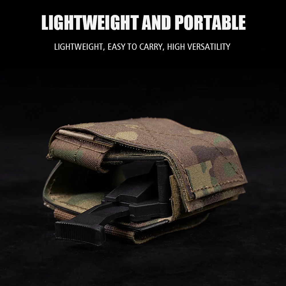 Fundas tácticas universales MOLLE, cinturón de caza al aire libre, equipo Airsoft con plataforma de pierna caída, adaptador de liberación rápida QLS - imagen 4