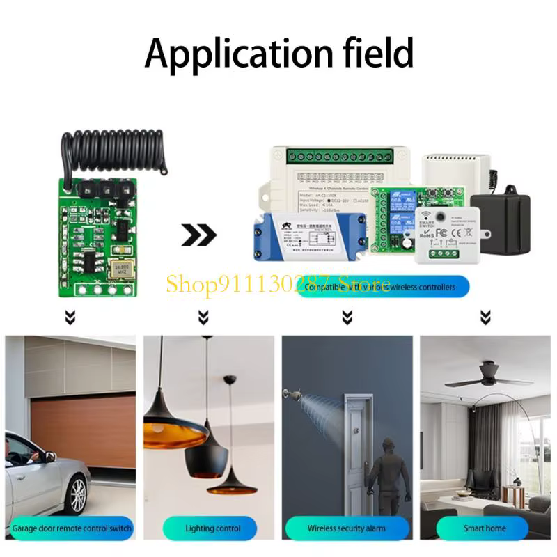 Módulo transmisor RF TTL largo alcance 315/433 MHz - imagen 5