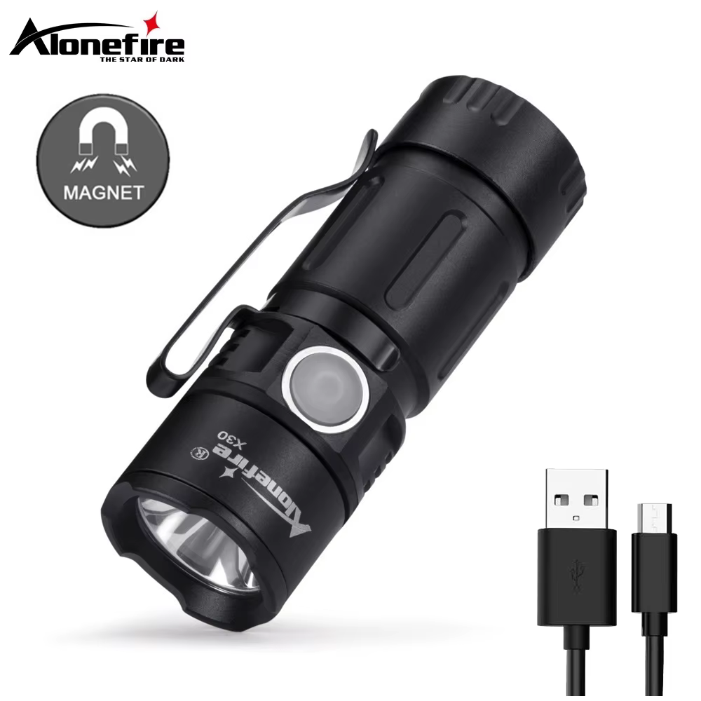 Linterna LED X30 en modo compacto