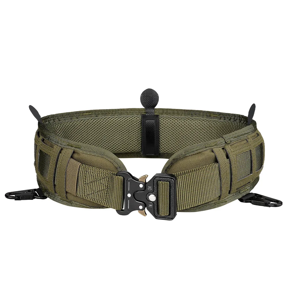 Cinturón táctico ajustable para trabajo al aire libre para hombres, Molle, cinturón de combate CS, Airsoft, caza, Paintball, cinturón acolchado - imagen 3