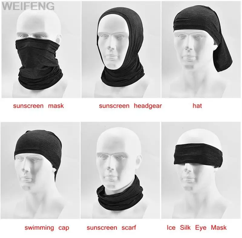 Bandana táctica militar para hombre y mujer, máscara facial de camuflaje para ciclismo, bufanda para el cuello, pasamontañas Anti-UV a prueba de viento, escudo facial - imagen 4