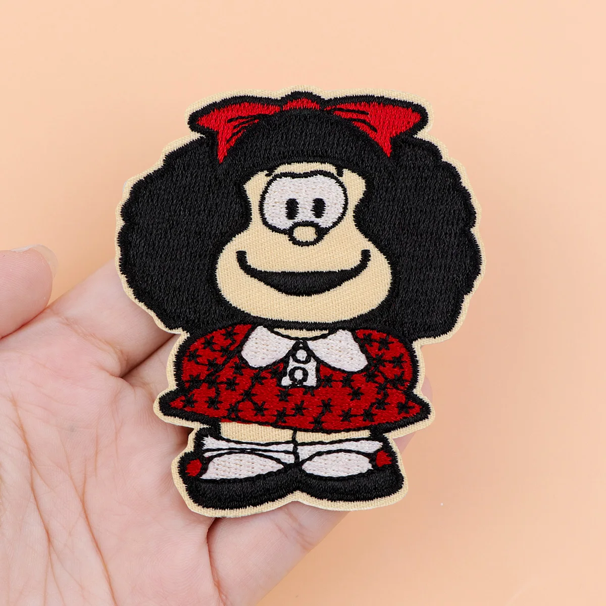 Parche para planchar para niñas de dibujos animados, parche para ropa, bonito parche bordado, accesorios de ropa, pegatinas de costura