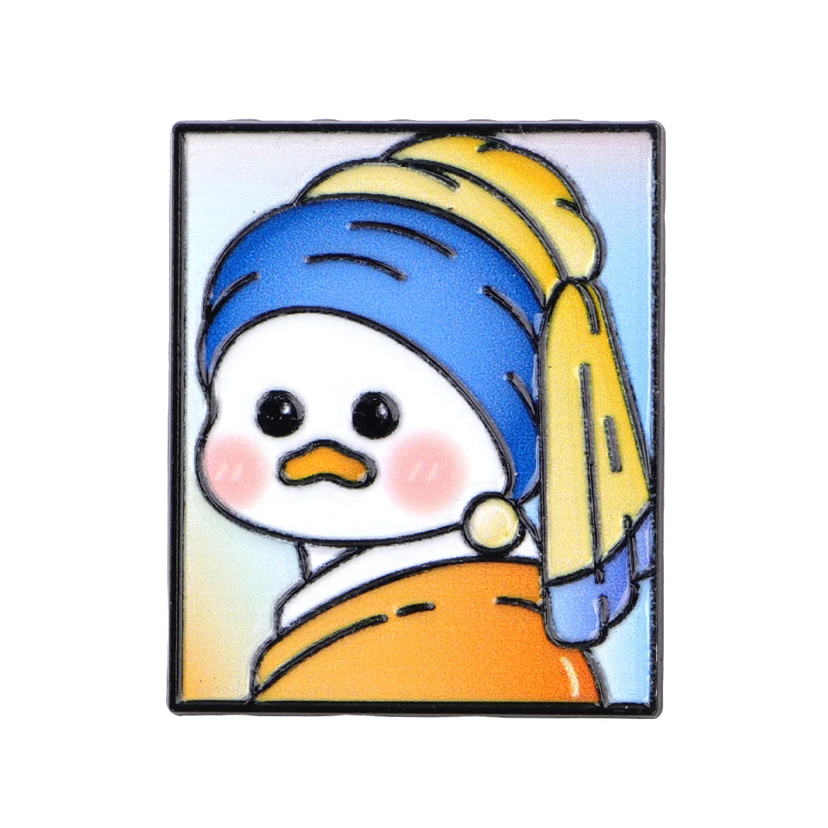 4 Uds. Pin esmaltado con pintura al óleo artística, Pin de solapa, broches de pato para decoración de ropa de mujer, alfileres de Metal, mochila, sombrero, insignia, accesorios - imagen 5