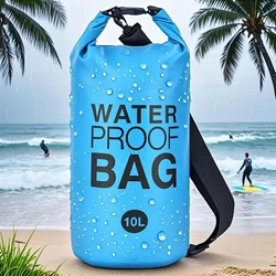 Bolsa seca impermeable Roll Top para camping playa deportes acuáticos