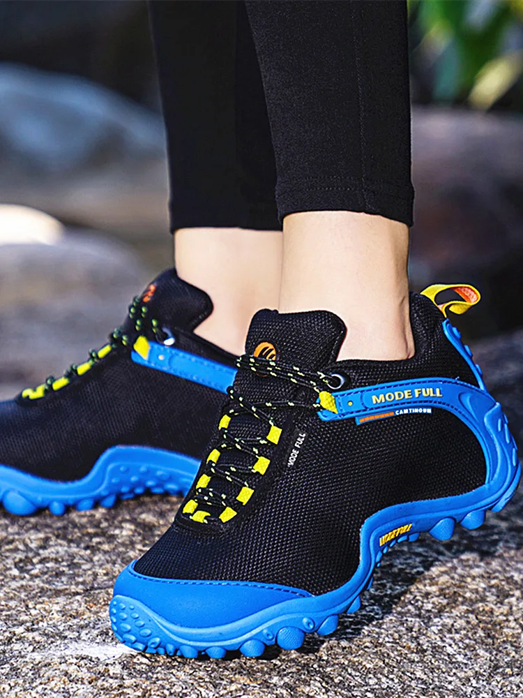 Zapatos de senderismo de montaña para hombre, botas de caza, zapatillas deportivas para exteriores, zapatos informales para caminar para mujer, zapatos de Trekking, zapatos de malla todoterreno - imagen 4