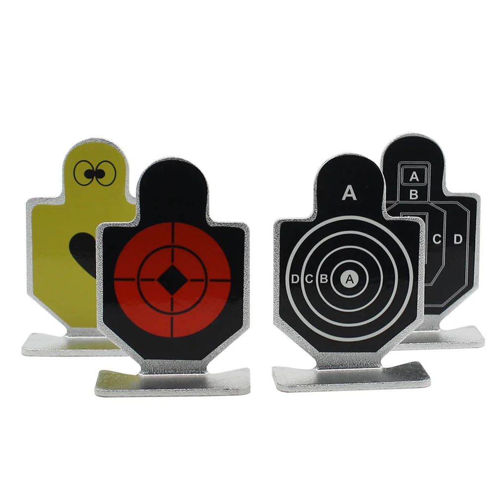 VULPO 6 unids/lote juego de objetivos de tiro táctico duradero caza Airsoft práctica objetivo de Metal - imagen 2