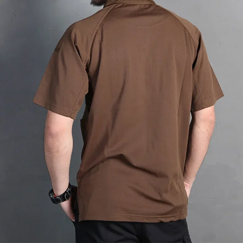 Emersongear Polo de rendimiento, camisetas con logotipo, deportes de viaje, camisa artesanal completa, camiseta de manga corta, deportes al aire libre, Camping, senderismo CB - imagen 4