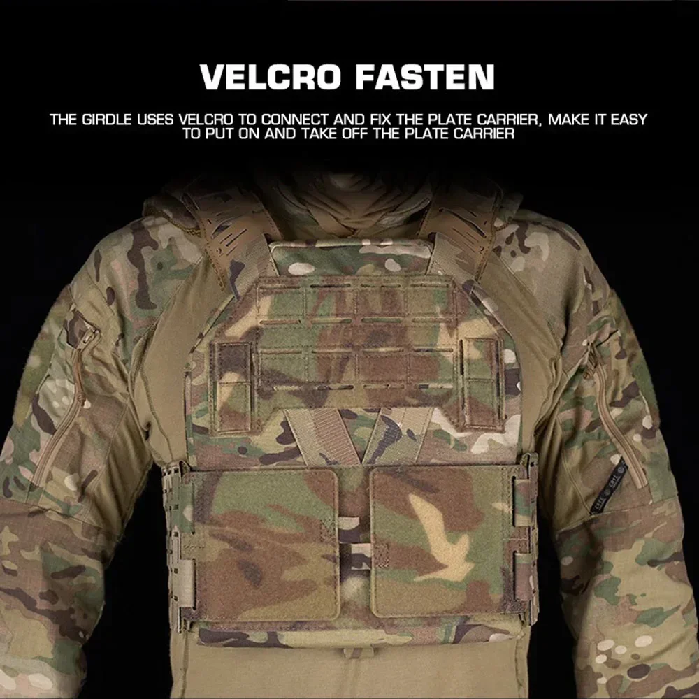 Faja portadora de placa táctica serie K, chaleco MOLLE, adaptador de faja resistente sin deformación, equipo de caza Airsoft - imagen 5