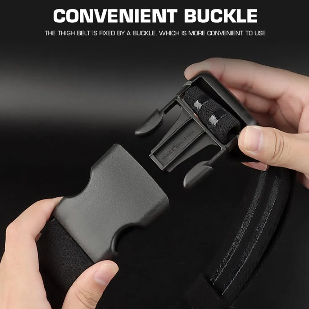 Correa táctica para muslo, banda elástica, cinturón antideslizante, funda Universal para muslo, colgador de pierna, Airsoft Militar, caza, correa para pierna caída - imagen 5